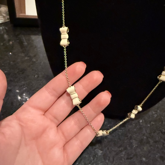 Kate Spade Take a Bow Cream Necklace - Picture 5 of 10